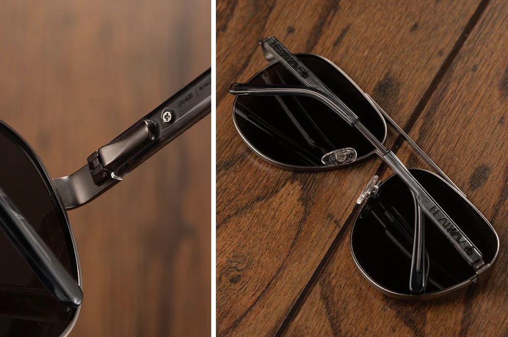 Incline Sunglasses: Gun Metal - Heatwave