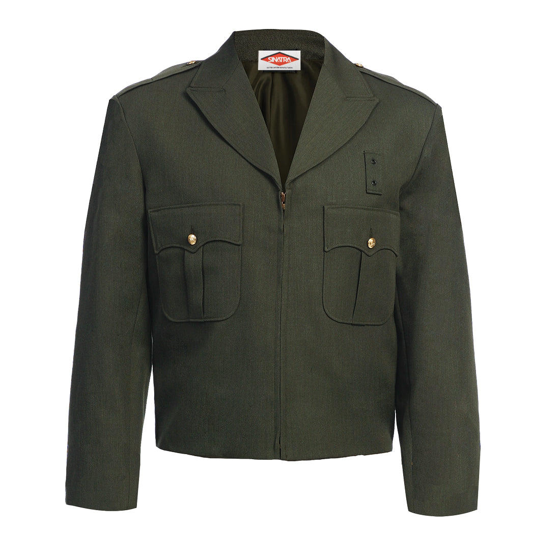 Sinatra Police Zippered Front Ike Jacket