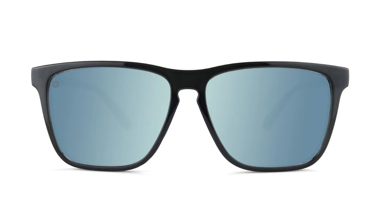 Jelly Black / Sky Blue Fast Lanes Sport - Knockaround Sunglasses