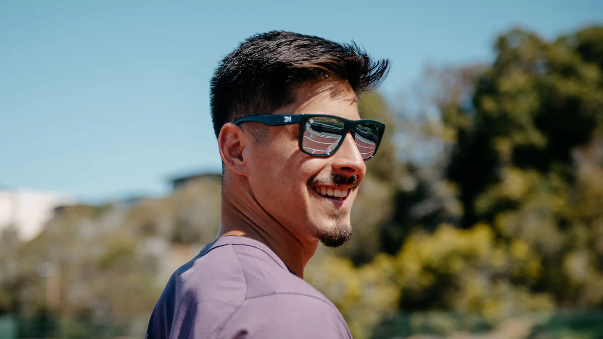 Jelly Black / Sky Blue Torrey Pines Sport - Knockaround Sunglasses