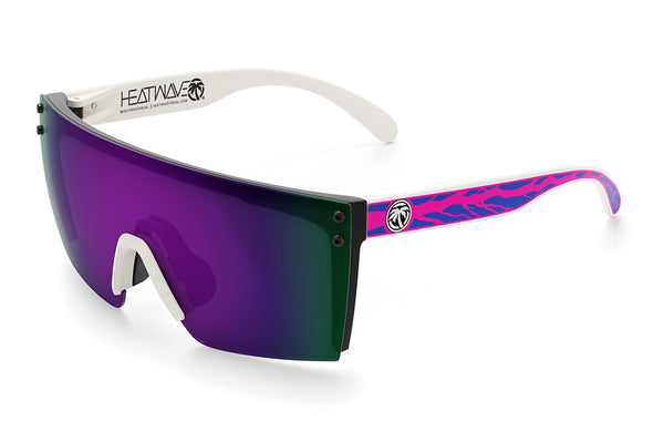 Lazer Face Sunglasses: Black Frame Jet Ski Customs