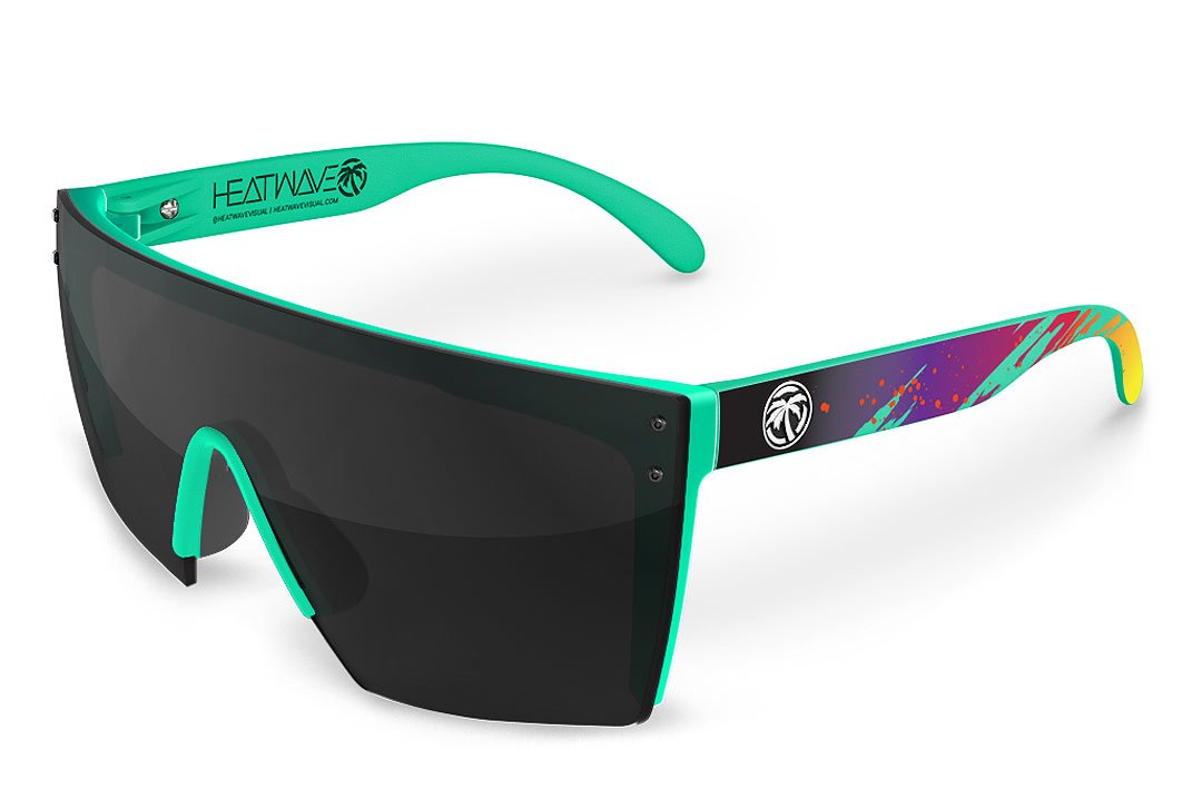 Lazer Face Sunglasses: Aqua Splash