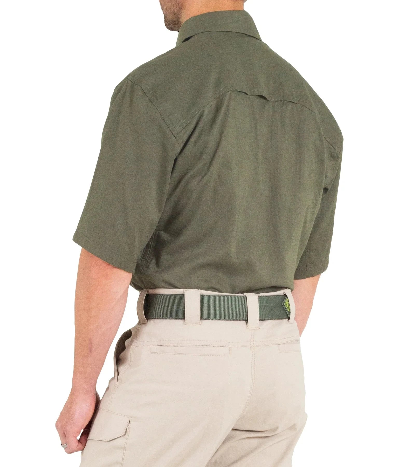 First Tactical Mens V2 Tactical Short Sleeve - OD Green ALL RISK UniformsCAL FIRE   ALL RISK Uniforms