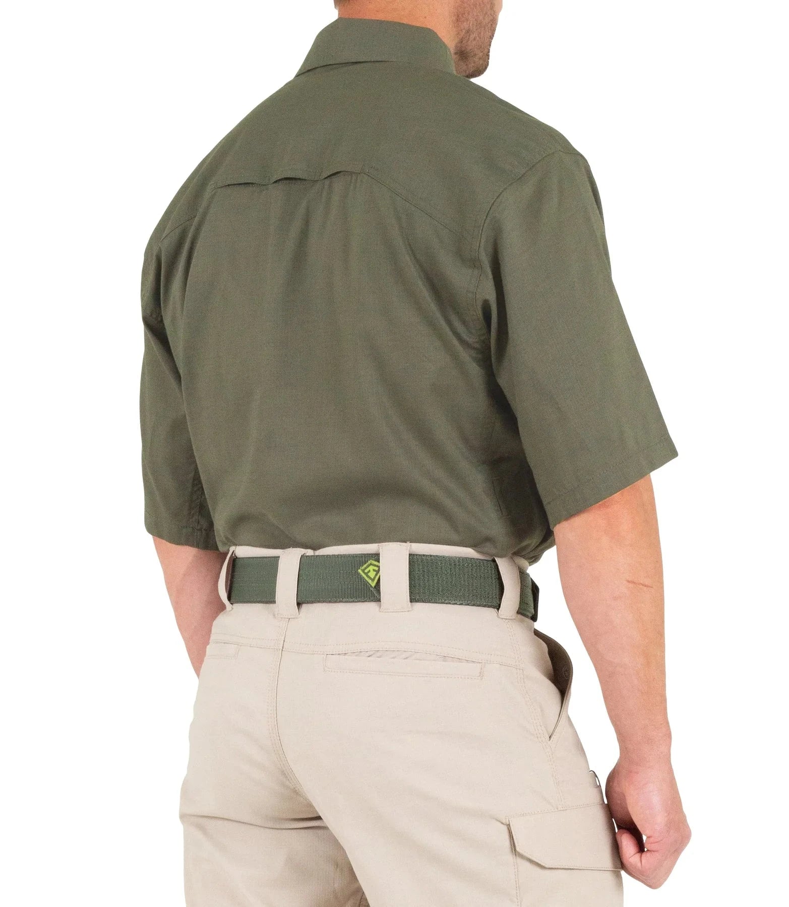 First Tactical Mens V2 Tactical Short Sleeve - OD Green ALL RISK UniformsCAL FIRE   ALL RISK Uniforms