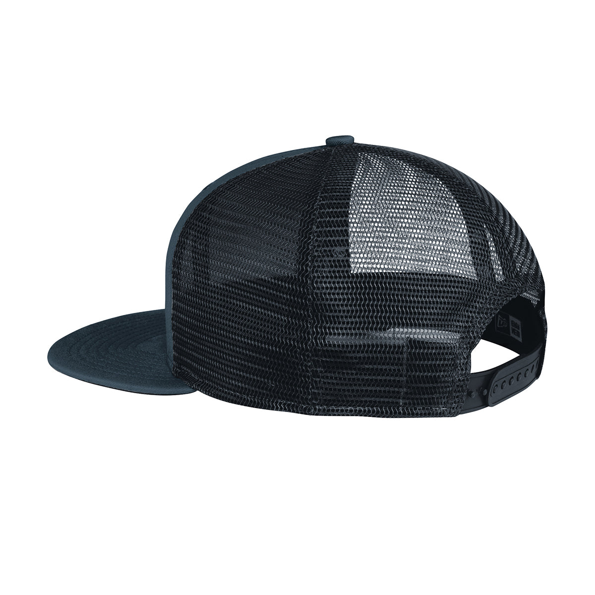 Back view of the midnight navy New Era 403 Snapback Hat, showing the crown and closure.