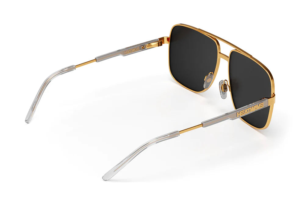Nimitz Sunglasses: Gold - Heatwave