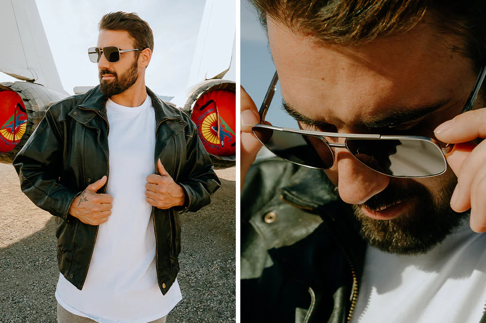 Nimitz Sunglasses: Gun Metal - Heatwave