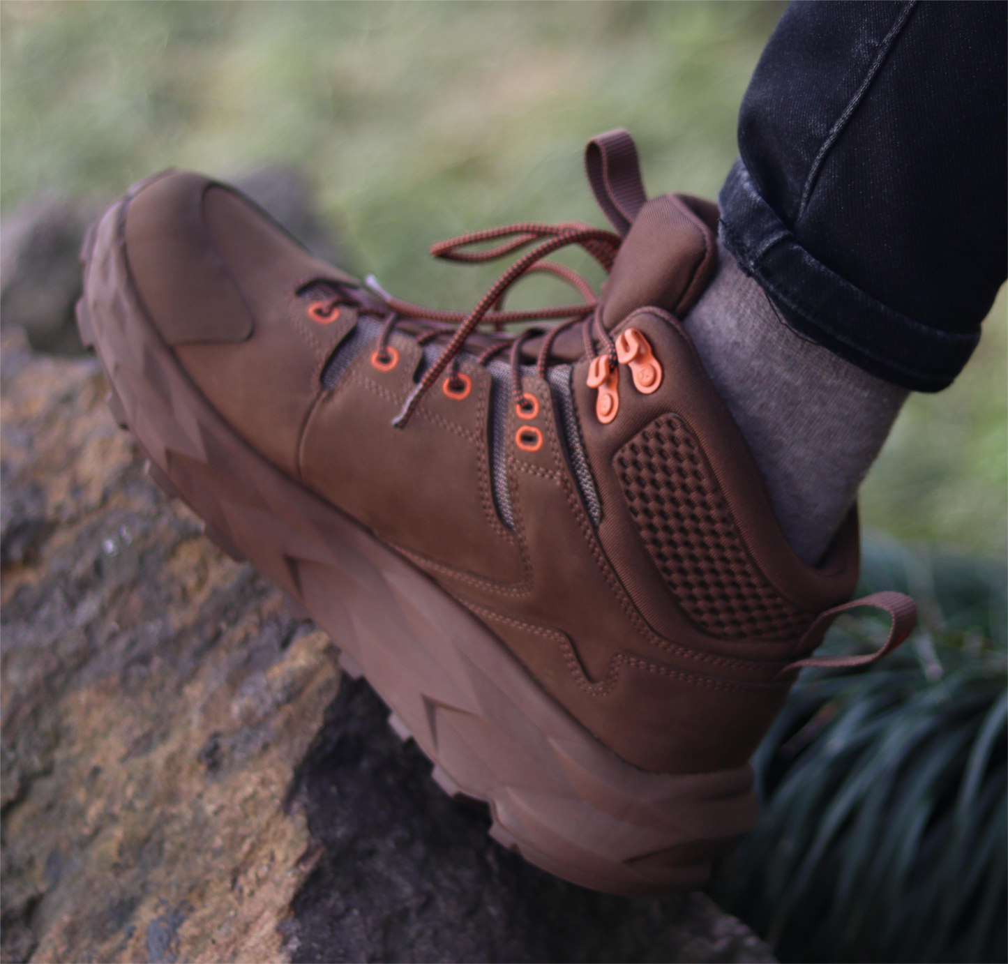ROCKROOSTER Farmington Brown 6 Inch Waterproof Hiking Boots with VIBRAM® Outsole OC21031 (8)