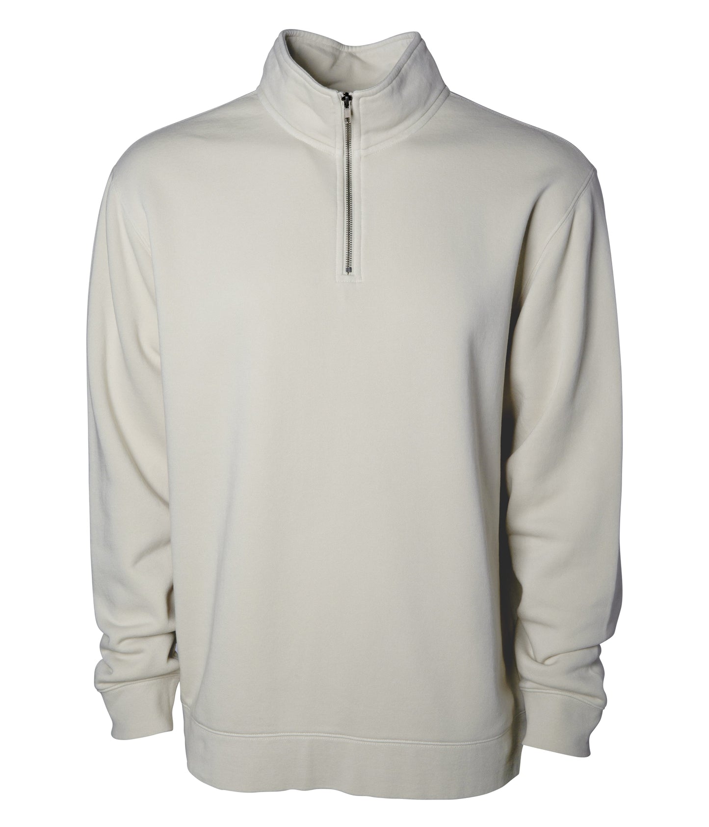 Independent Trading Company 9oz. Unisex Midweight Pigment Dye Quarter Zip — view 5