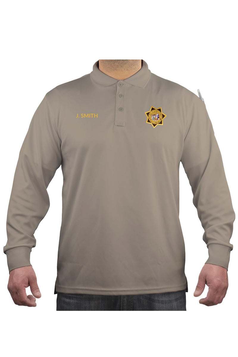CDCR Tactical Polo - Long Sleeve