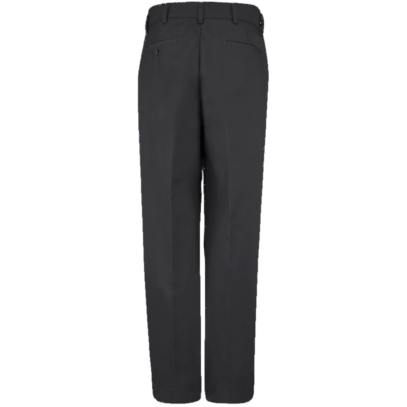 CAL FIRE Class A trousers Policy 1500 compliant black dress pants with sharp crease laid flat