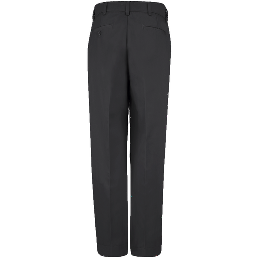 CAL FIRE Class A trousers Policy 1500 compliant black dress pants with sharp crease laid flat