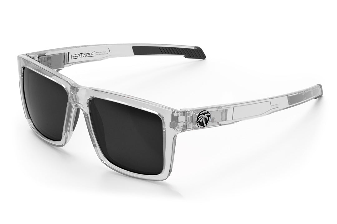 Heat Wave Visual Performance Vise Vapor Clear Frame Black Lens sunglasses view 2