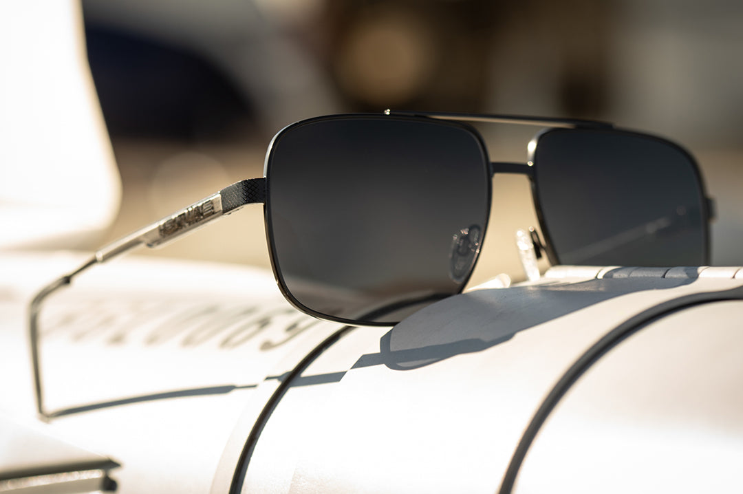 Heat Wave Visual Nimitz SATIN Black Frame ULTRA BLACK Lens sunglasses view 8