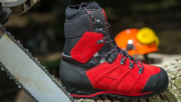 HAIX Protector Ultra Signal Red — Hi-Visibility Wildland Boot