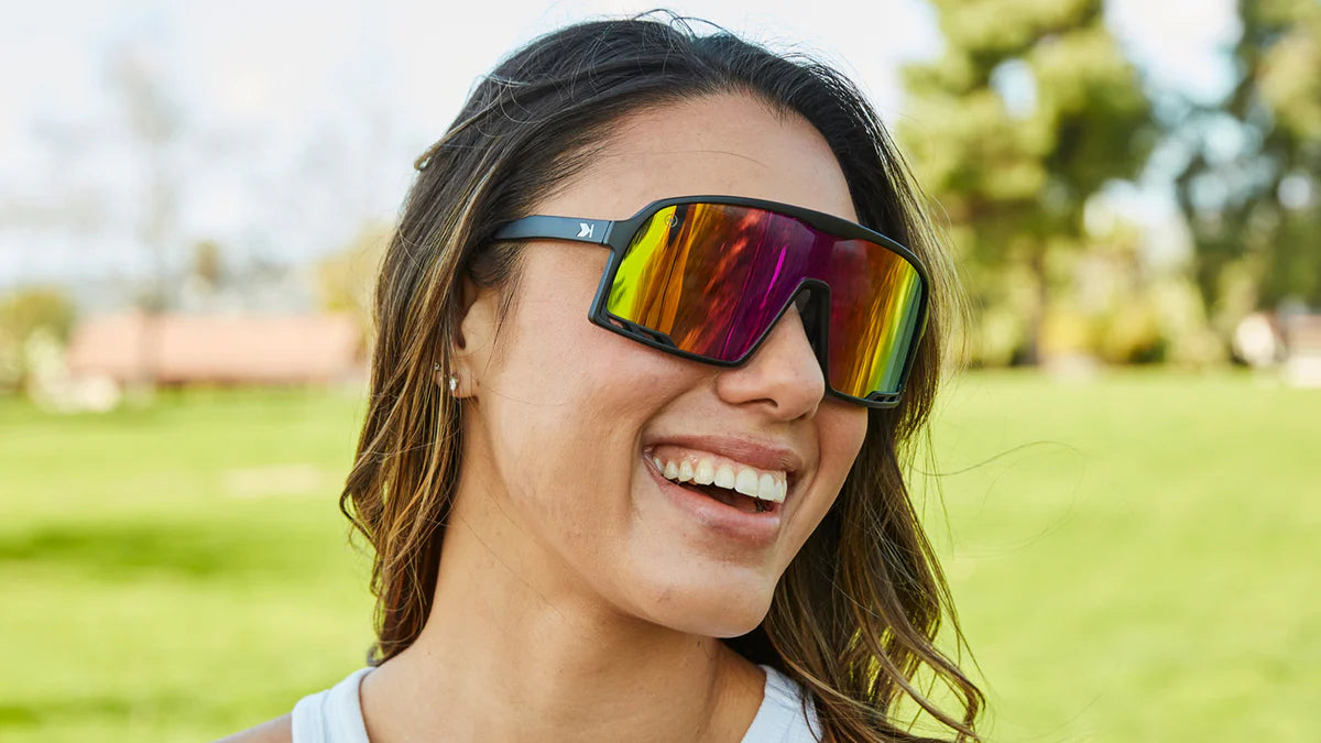 Rainbow on Black Campeones - Knockaround Sunglasses