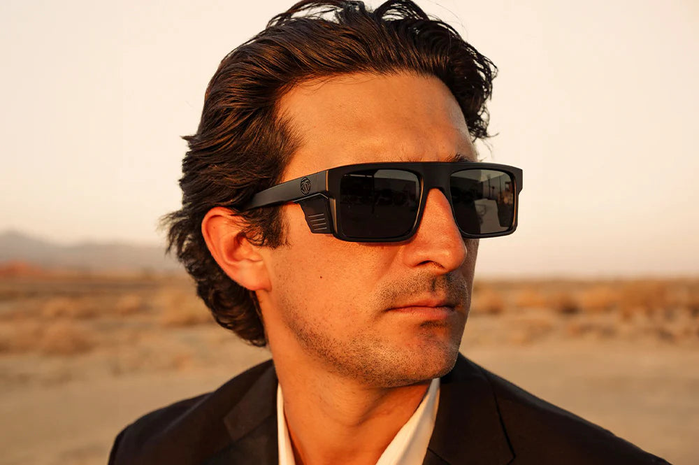 Performance Rayth Sunglasses: Ultra Black Z87+ - Heatwave