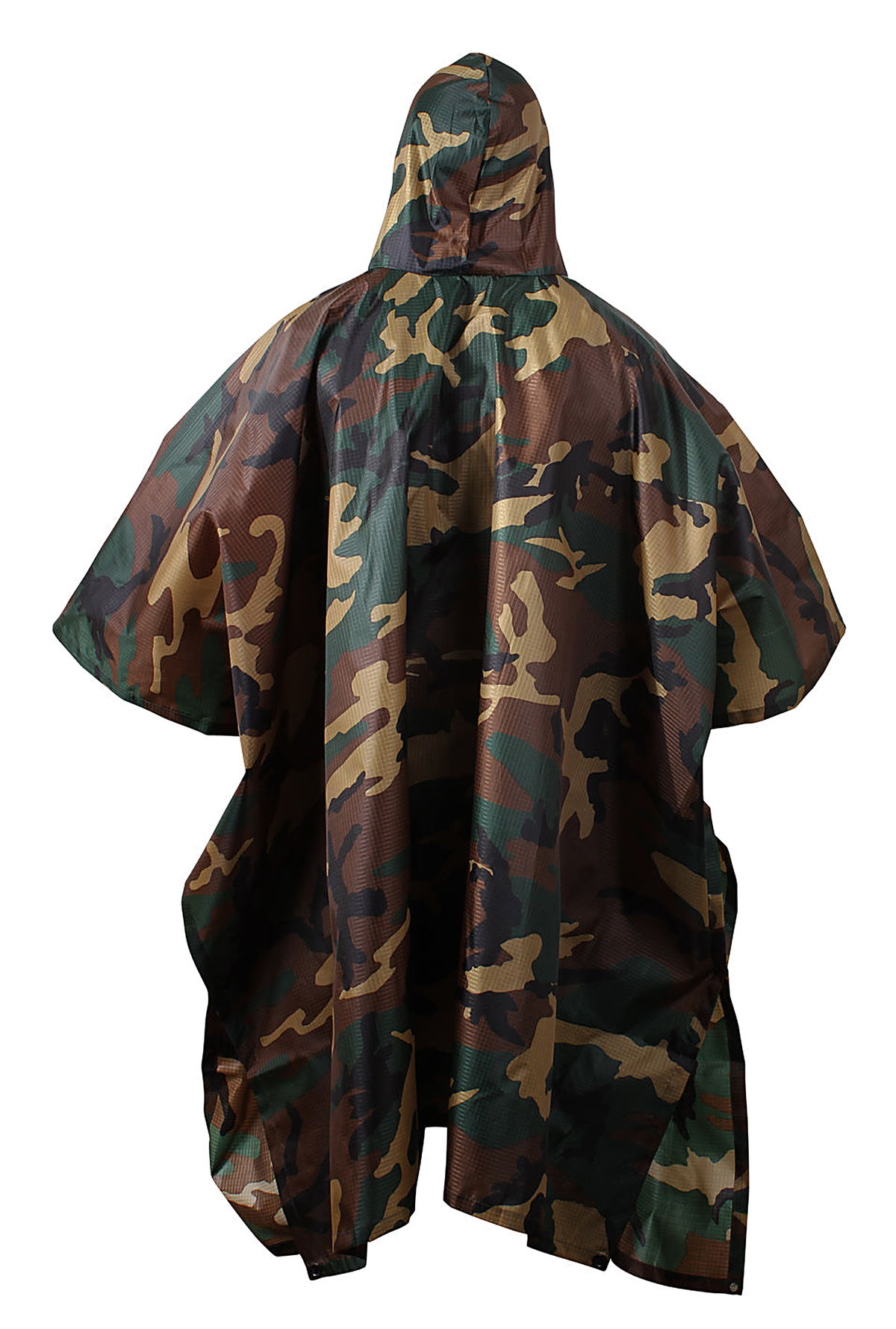 Rothco Enhanced Rip-Stop Poncho - detail view