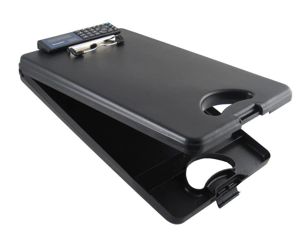 DeskMate II w/Calculator - Black - Letter Size