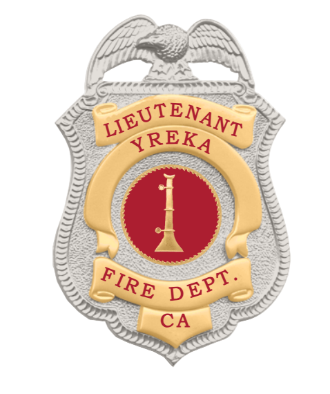 Yreka Lieutenant Badge ALL RISK UniformsCAL FIRE   ALL RISK Uniforms