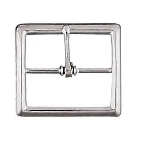 Silver Garrison Belt Buckle