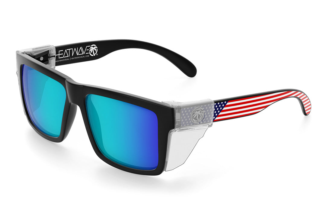 Heat Wave Visual VISE Stars and Stripes USA sunglasses view 5