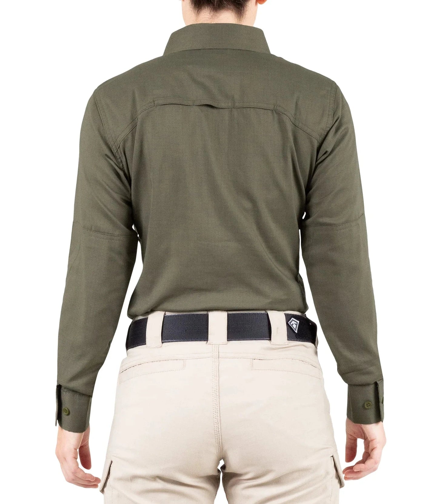 First Tactical Womens V2 Tactical Long Sleeve - OD Green ALL RISK UniformsCAL FIRE   ALL RISK Uniforms