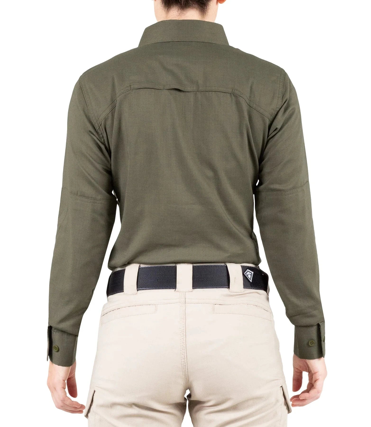 First Tactical Womens V2 Tactical Long Sleeve - OD Green ALL RISK UniformsCAL FIRE   ALL RISK Uniforms