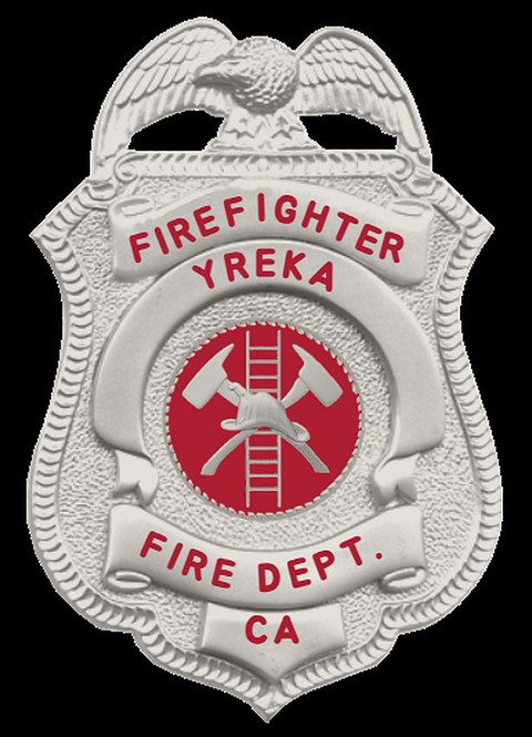 Yreka Firefighter Badge
