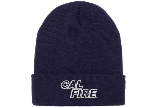 White Text Beanie ALL RISK UniformsCAL FIRE   ALL RISK Uniforms