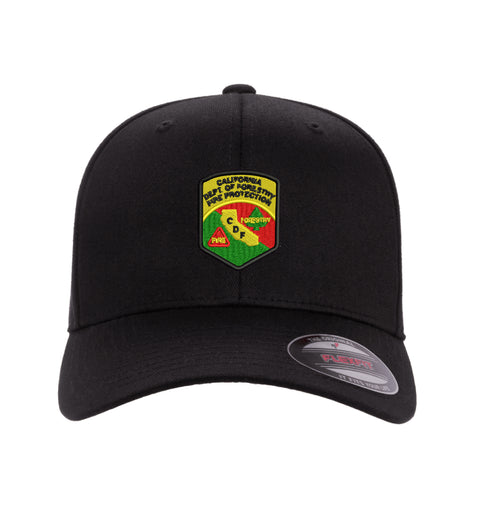 CAL FIRE Flexfit 6277 Stretch-Fit Hat - Retro CDF