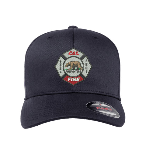 CAL FIRE Flexfit 6277 Stretch-Fit Hat - Union Maltese