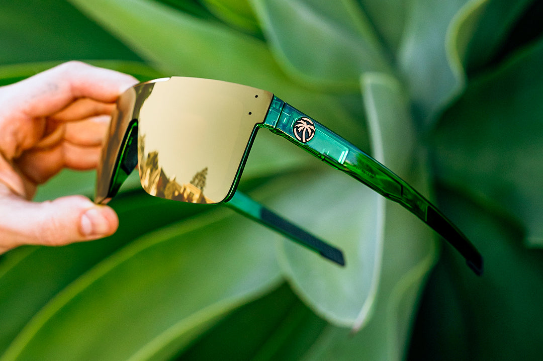 Heat Wave Visual Performance Quatro Cycad Green sunglasses view 6