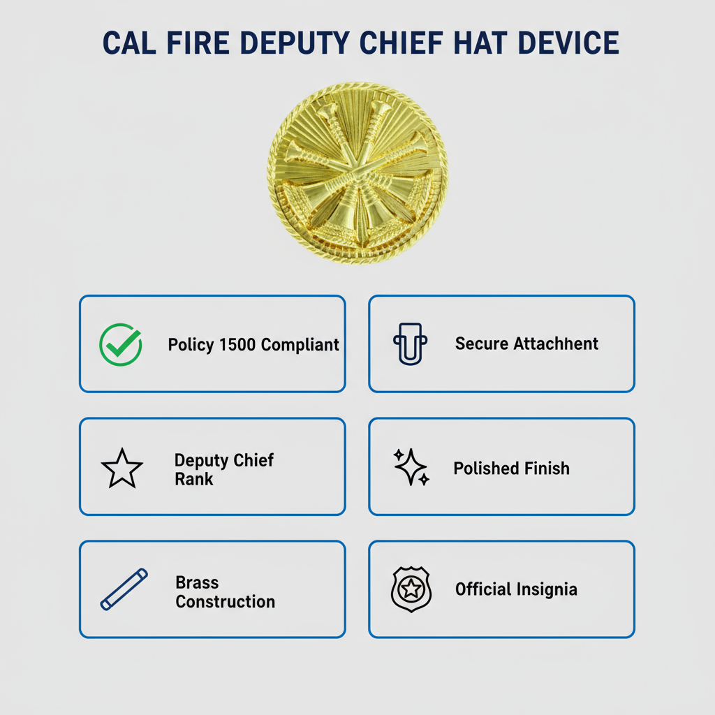 Deputy Chief Hat Device Features - Different Design
