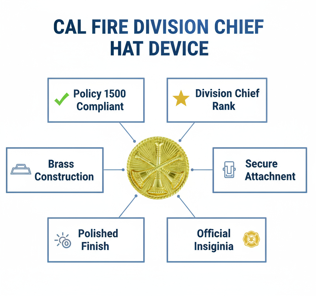 Division Chief Hat Device Features - Modern Design