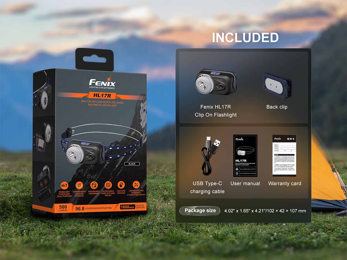 Fenix HL17R Clip On Flashlight