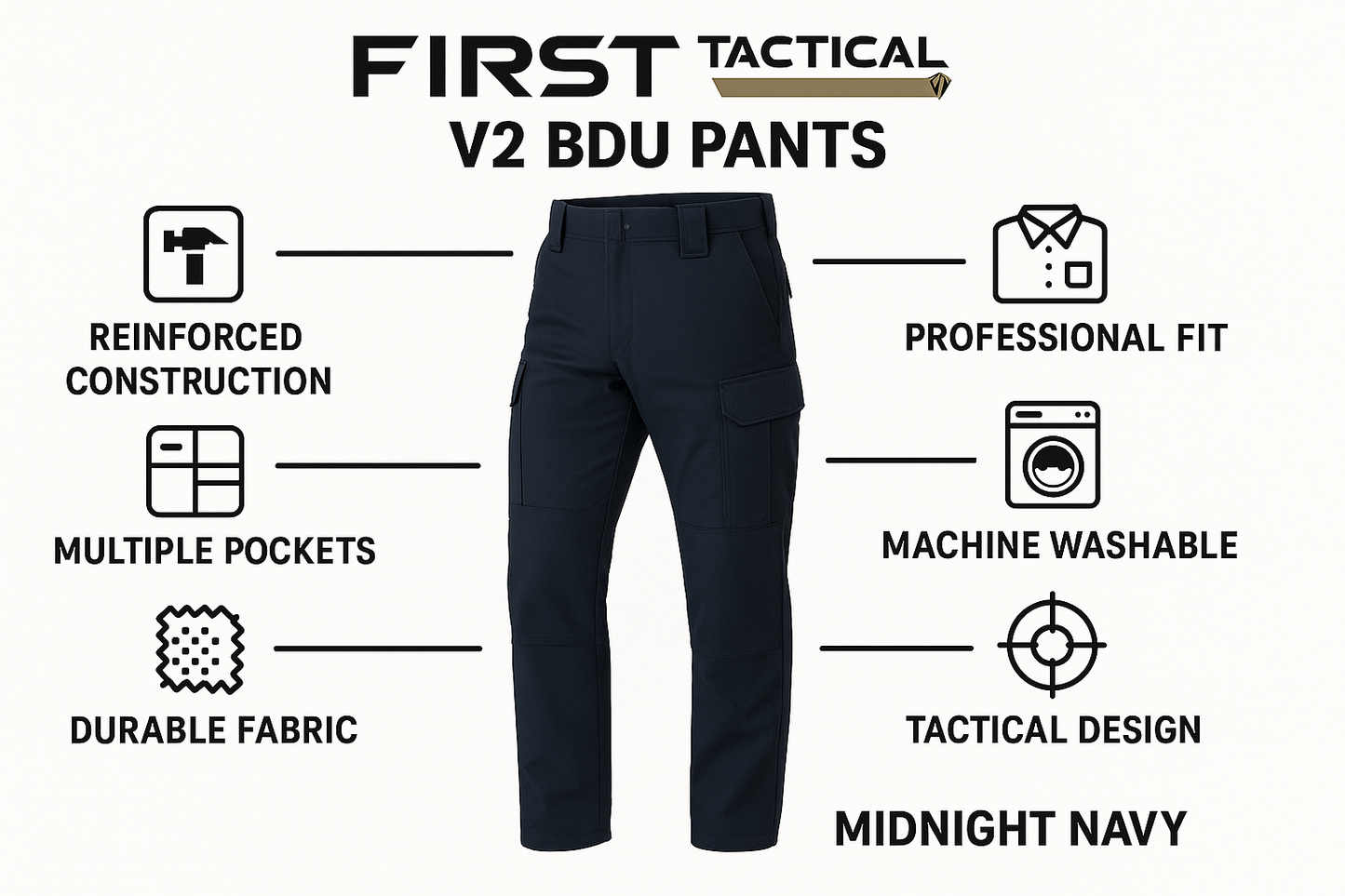 First Tactical BDU Pants Features