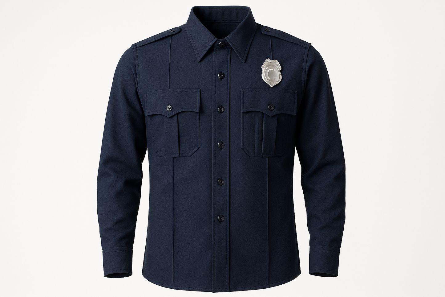Flying Cross Wool Uniform Shirt - Front View