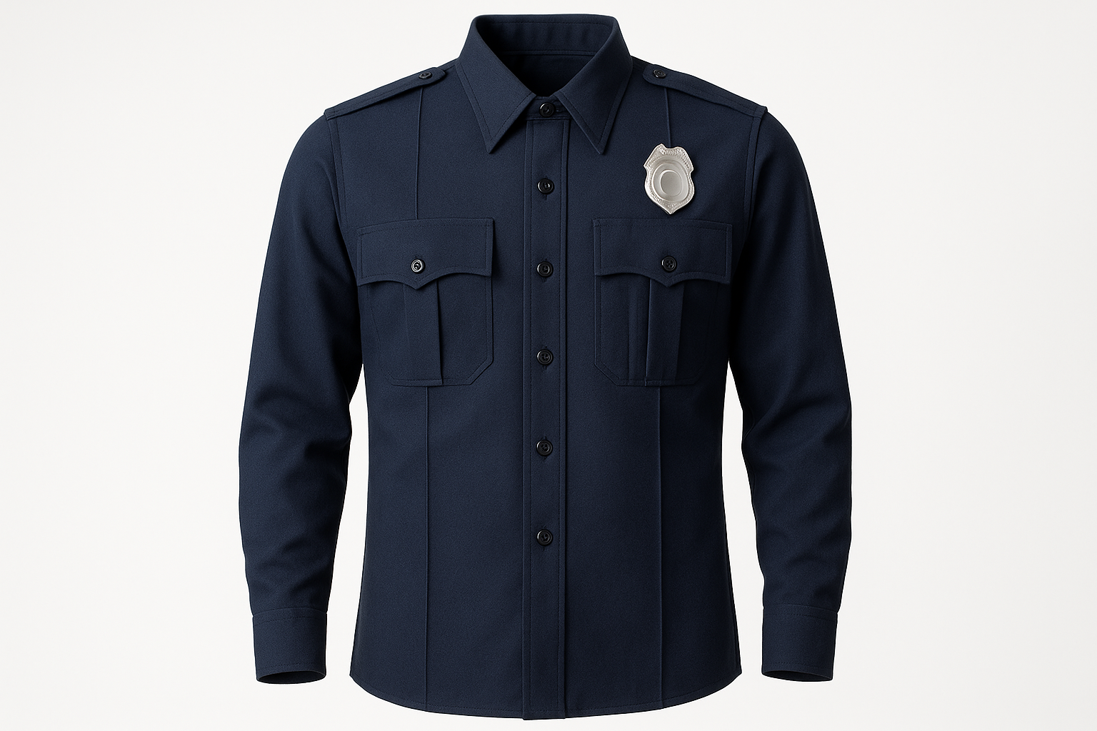 Flying Cross Wool Uniform Shirt - Front View