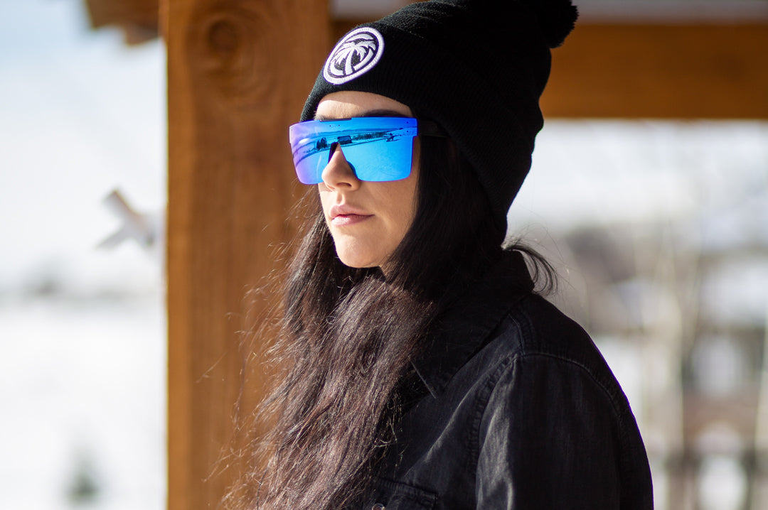Heat Wave Visual Quatro Galaxy Blue sunglasses view 5