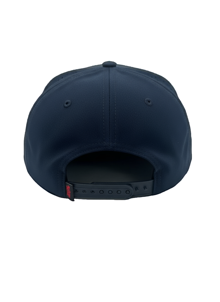 CAL FIRE 7-panel dome athletic hat side view showing professional fit and construction