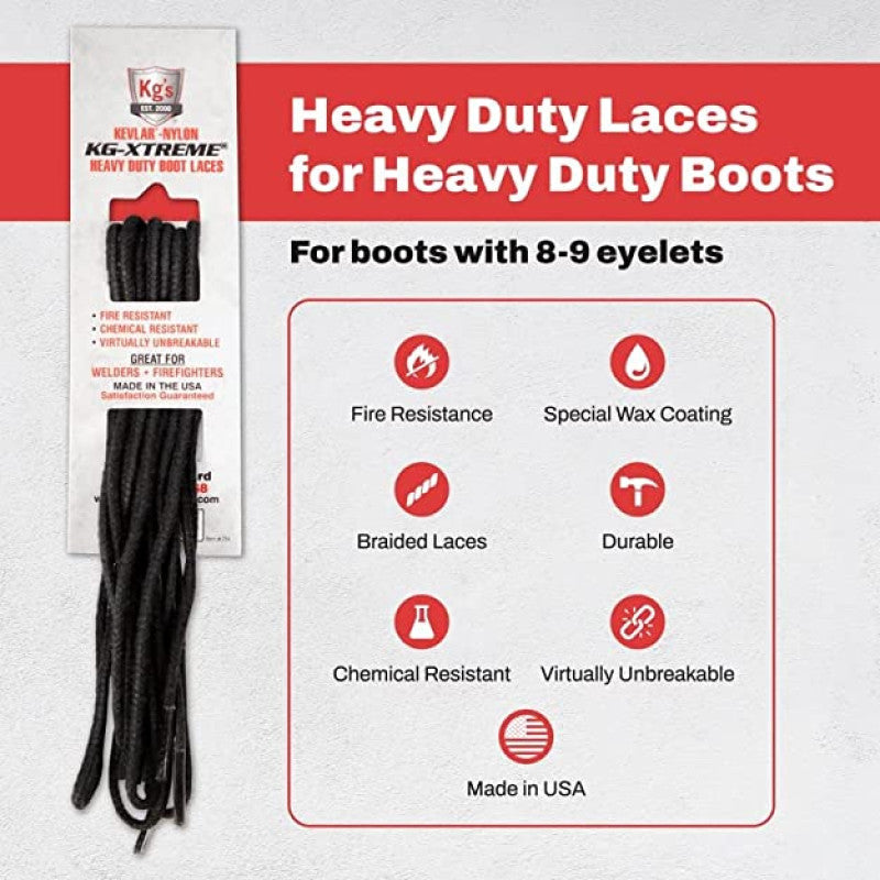 KG Extreme Boot Laces ALL RISK UniformsCAL FIRE ALL RISK Uniforms