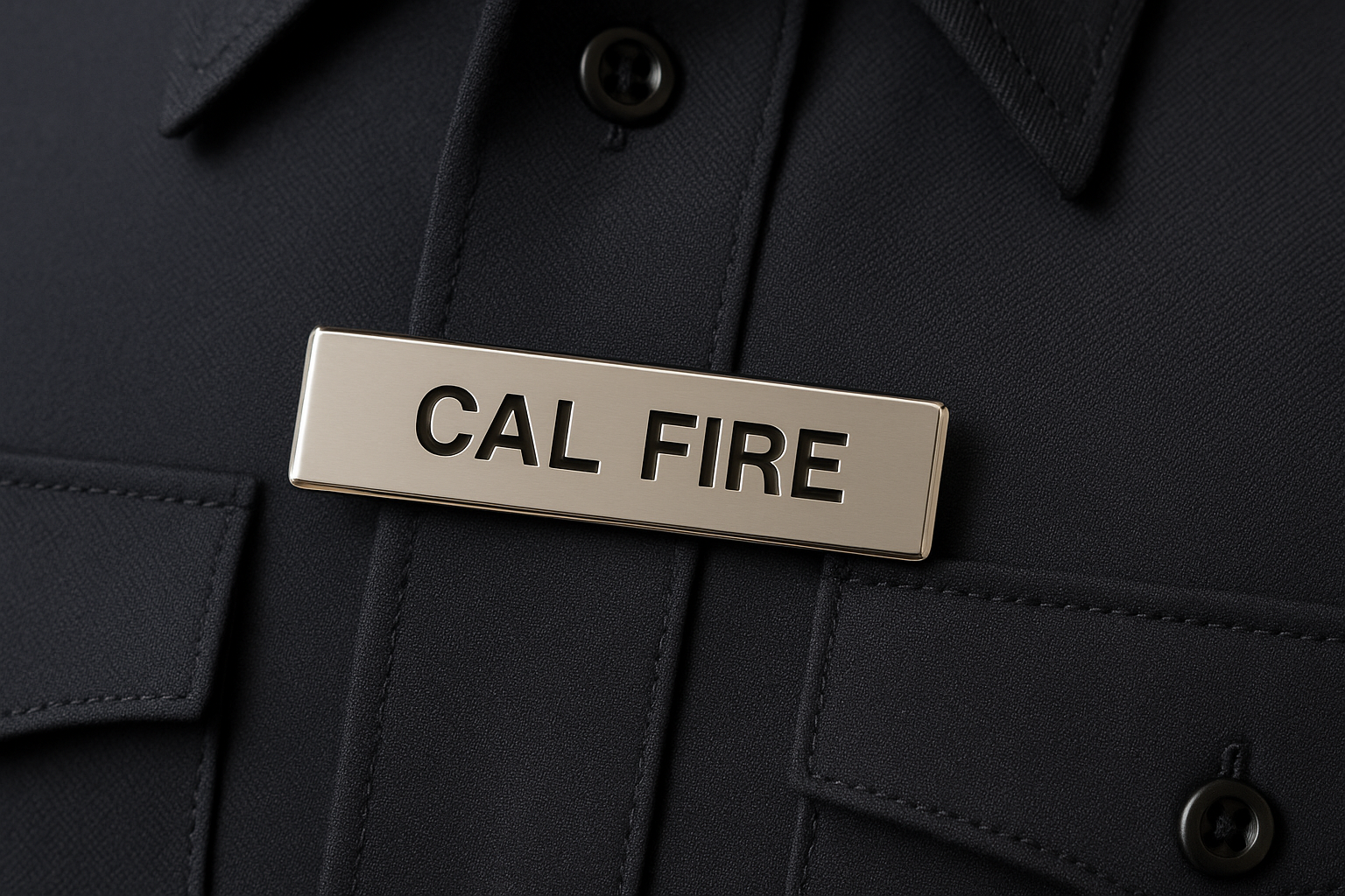 Nametag on Uniform