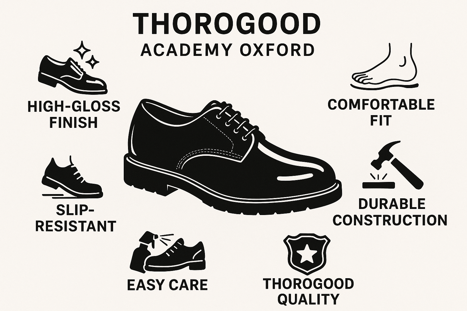 Thorogood Oxford Features