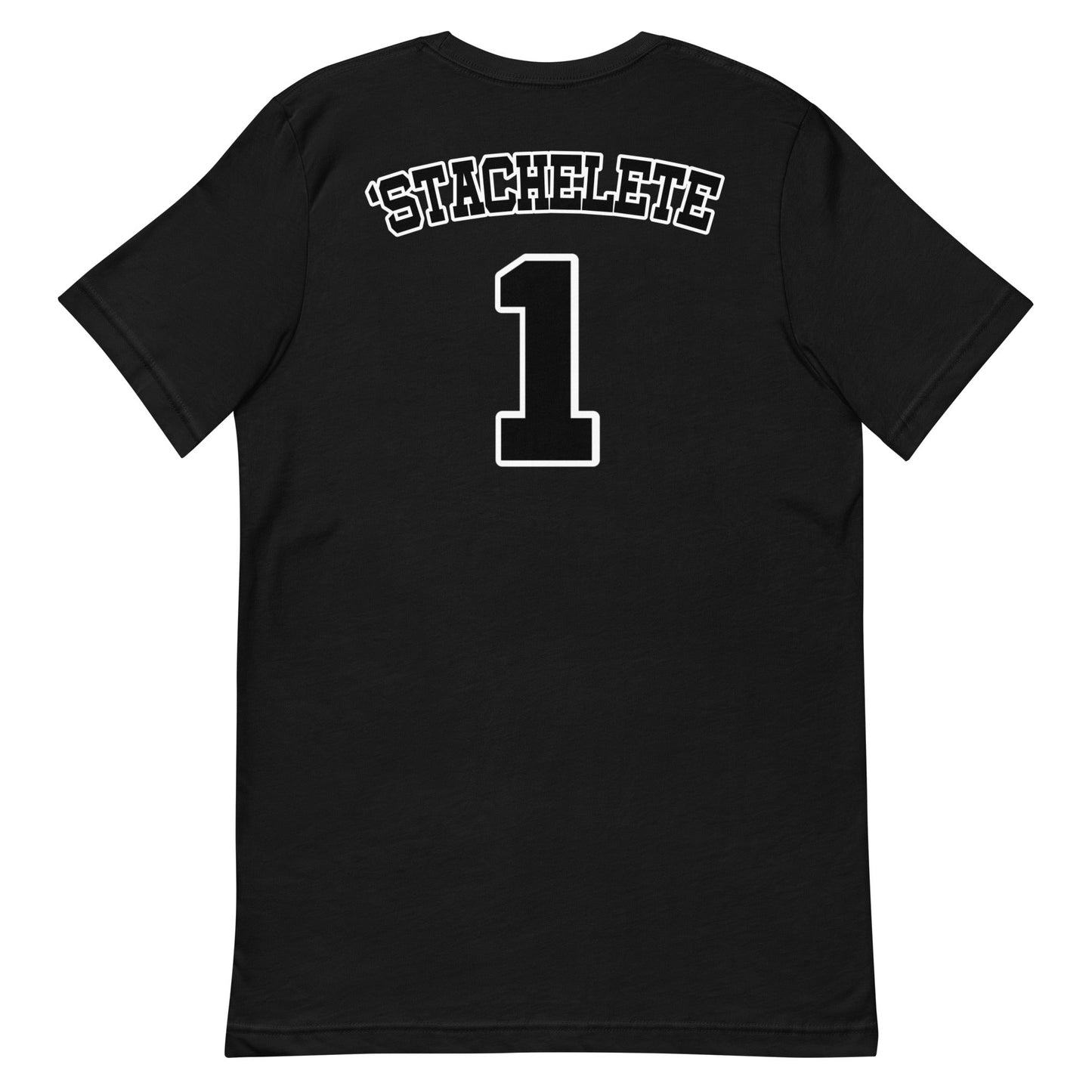 Stache Salt Original 'StacheLete Shirt in Black — back view