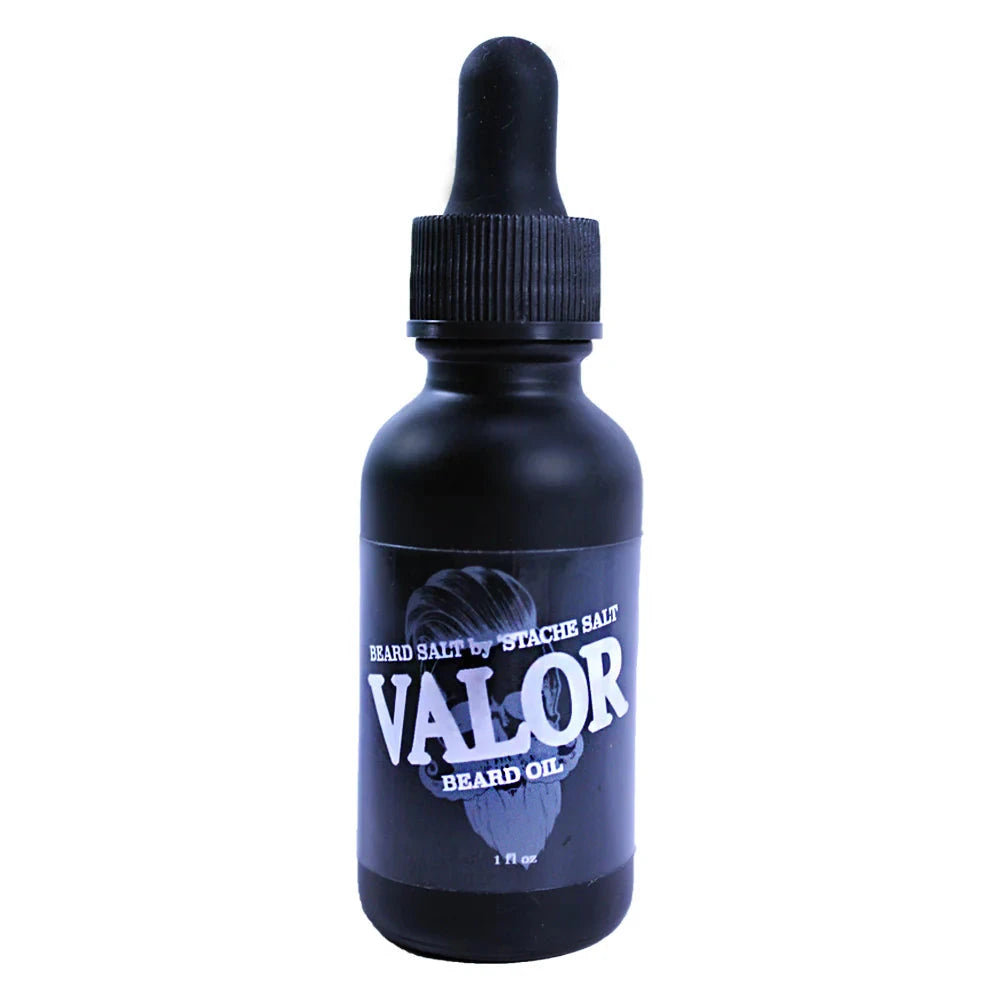 Valor Beard Oil - Stache Salt ALL RISK UniformsCAL FIRE   ALL RISK Uniforms