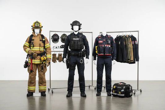 Premium quality fire, police, and EMS uniforms at ALL RISK Uniforms California