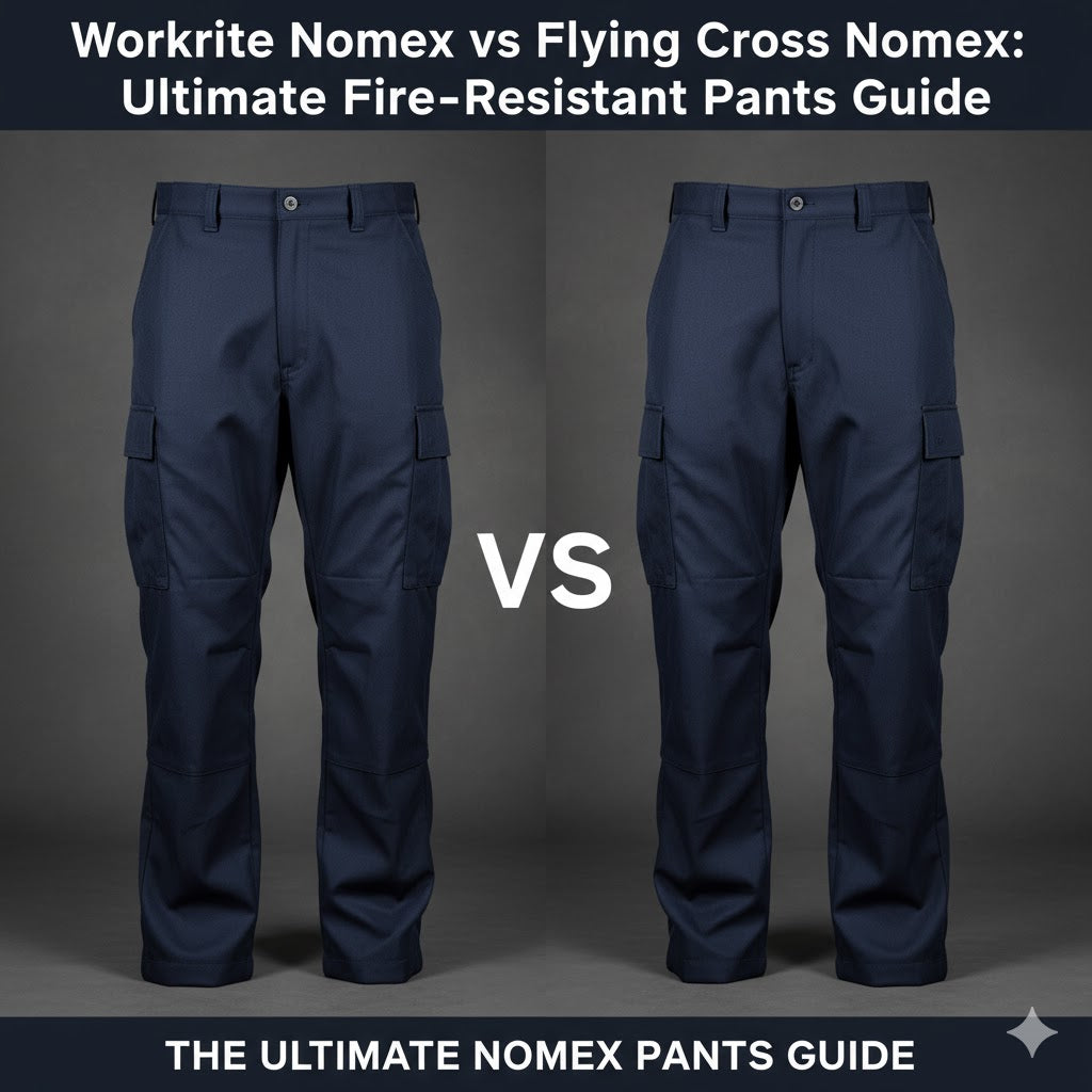 Workrite Nomex vs Flying Cross Nomex fire-resistant pants comparison for firefighters and first responders