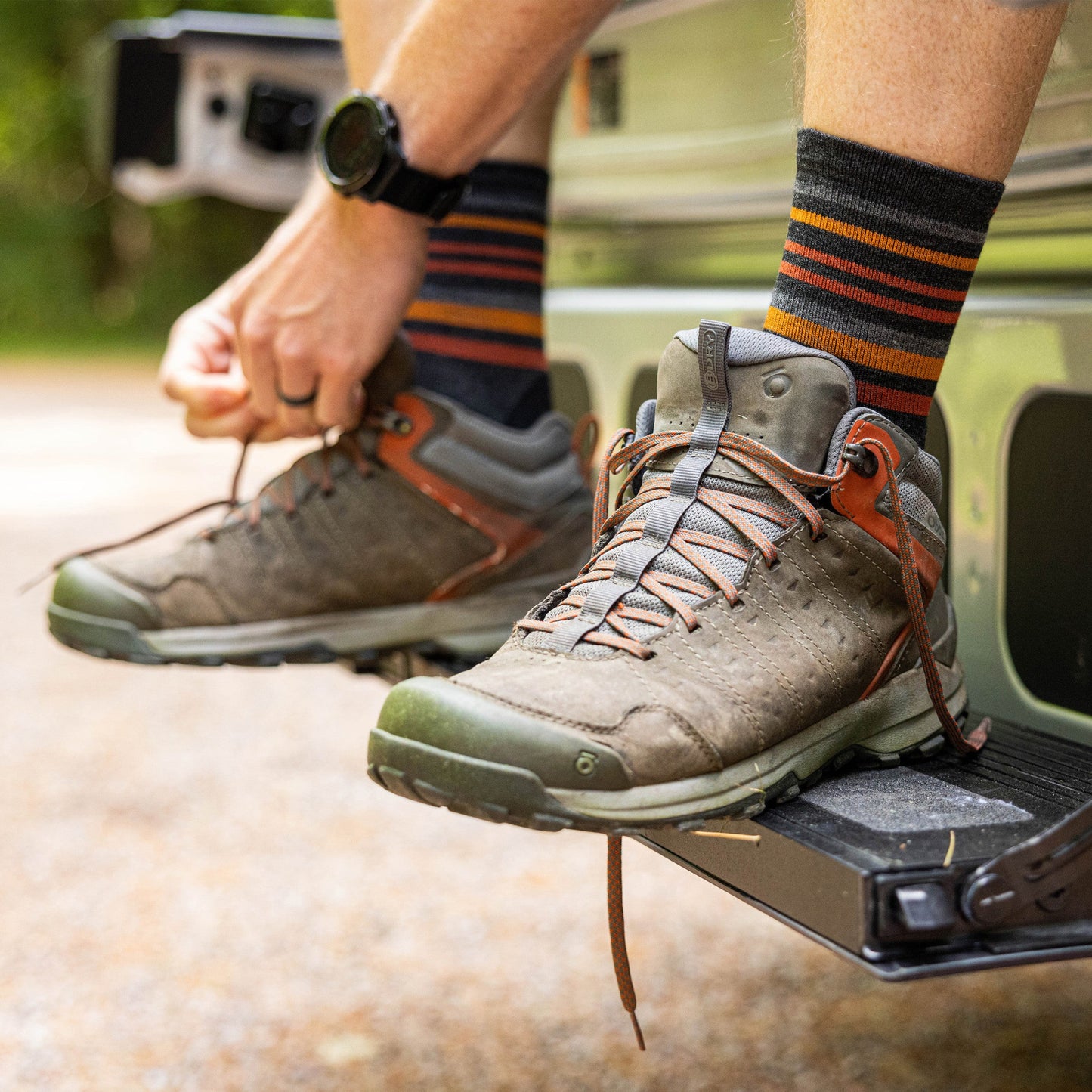 Men's Fastpack Micro Crew Lightweight Hiking Socks