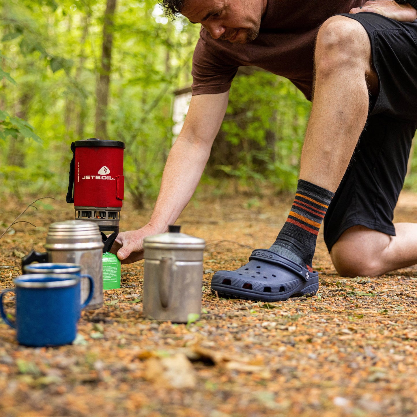 Men's Fastpack Micro Crew Lightweight Hiking Socks